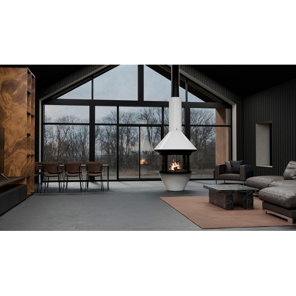 Traforart Cronos Central 360° Designer Fireplace