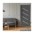 Interior doors DIAGONAL-1, anthracite PVC