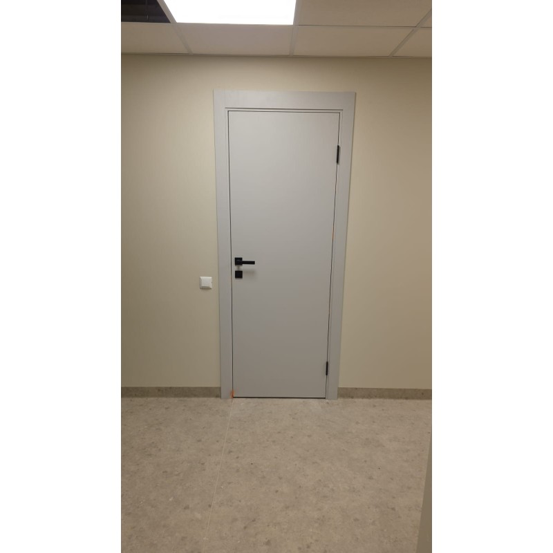 Крашеные межкомнатные двери LOFT Светло серый (Сотовое наполнение 8мм МДФ)