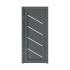 Interior doors DIAGONAL-1, anthracite PVC