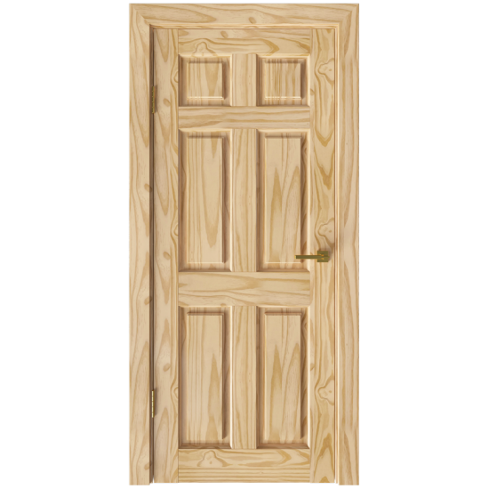 Pine wood door COLONADA