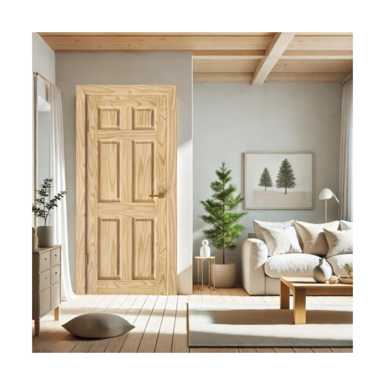 Pine wood door COLONADA