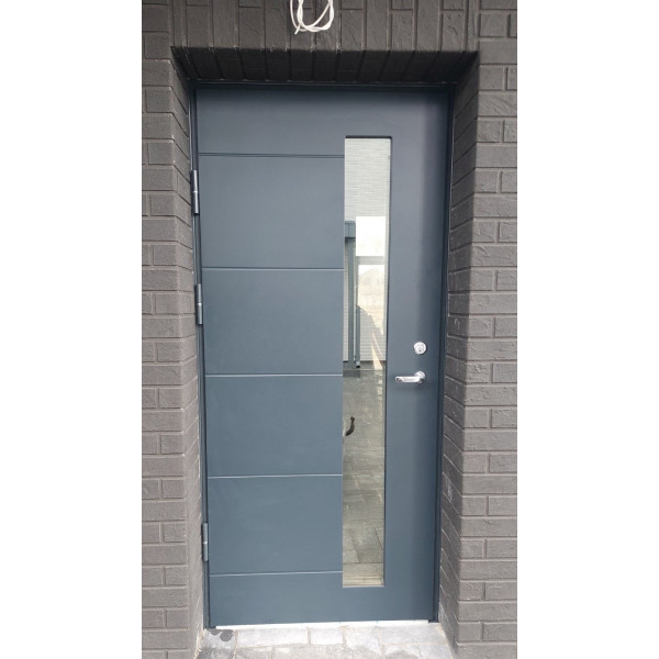 Entrance metal doors for the House JOK-14 Entrance metal doors for the House JOK-14