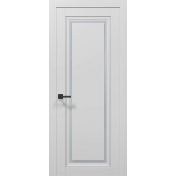 Interior Door with PVC Coating TETRA 16 with Glass – White Interior Door with PVC Coating TETRA 16 with Glass – White
