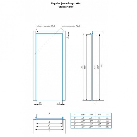 Interior doors BRA 7.01 White