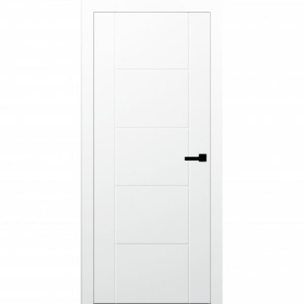 Крашеные межкомнатные двери с деревянной коробкой и скрытыми петлями BRA 7.03 White Крашеные межкомнатные двери с деревянной коробкой и скрытыми петлями BRA 7.03 White