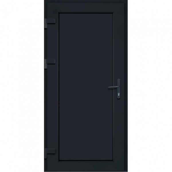 Пластиковая входная дверь ATL-T 80 мм,Антрацит RAL 7016, Класс A