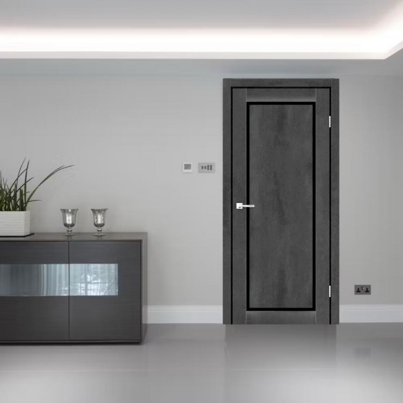Interior door with PVC coating Legacy (LAGACY) Dark concrete Interior door with PVC coating Legacy (LAGACY) Dark concrete