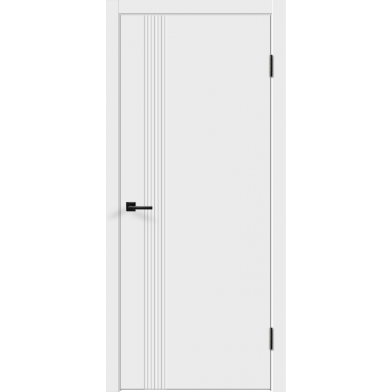 Interior door with PVC coating LAR PVC01 White