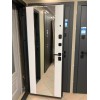 Entrance door LAR-4 UUS Metalluks MDF+Glass / MDF+Mirror