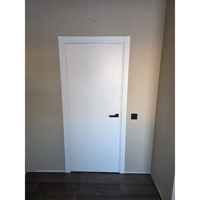 Krāsotas Iekšdurvis LINEA 13 balts RAL 9016