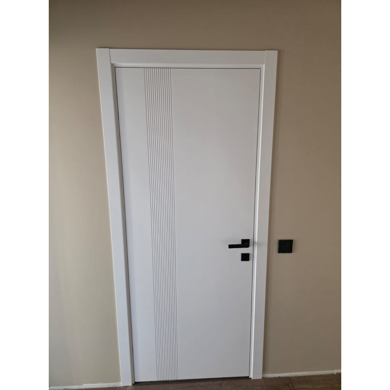 Krāsotas Iekšdurvis LINEA 13 balts RAL 9016