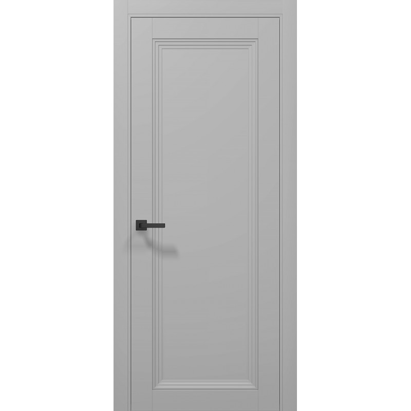 Interior door with PVC coating TETRA 12 Grey