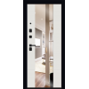 Ieejas durvis LAR-4 MDF+stikls / MDF+spogulis Ieejas durvis LAR-4 MDF+stikls / MDF+spogulis