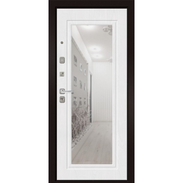 Entrance door LAR-2 Metalluks Metal/Mirror Entrance door LAR-2 Metalluks Metal/Mirror