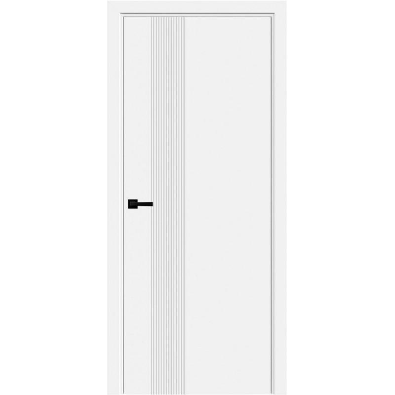 Крашеные межкомнатные двери LINEA 13 белый RAL 9016