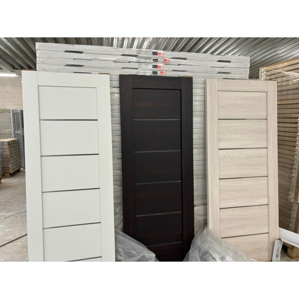 Межкомнатные двери с ПВХ покрытием BERNA Cream Oak Межкомнатные двери с ПВХ покрытием BERNA Cream Oak