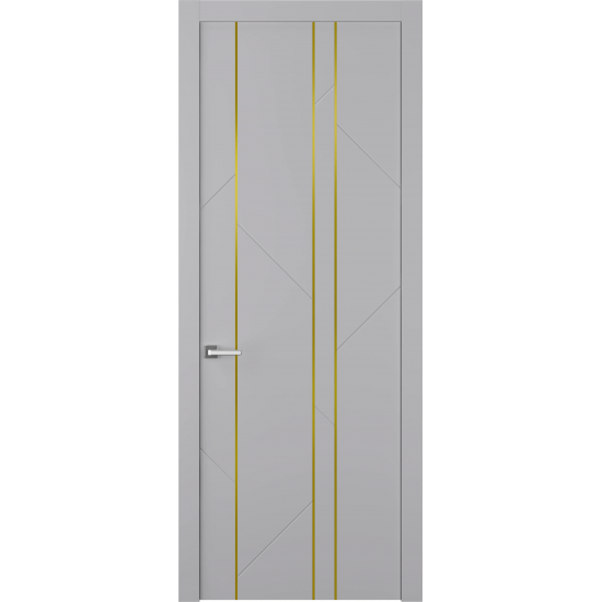 Painted Interior Doors  Flex 1 Gold molding