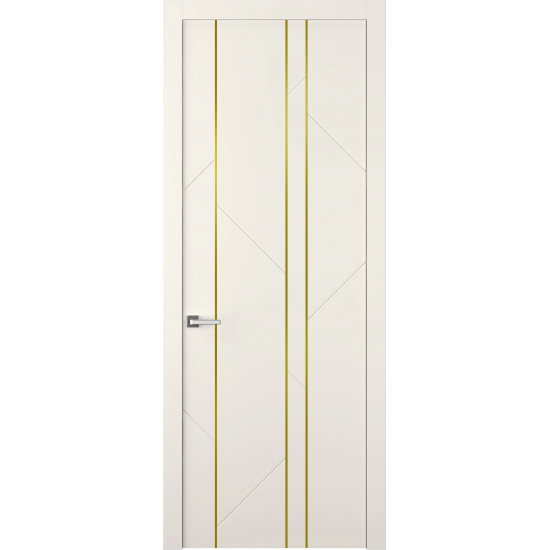 Painted Interior Doors  Flex 1 Gold molding