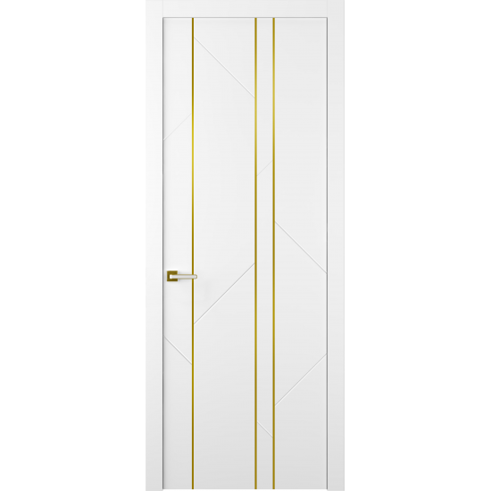 Painted Interior Doors  Flex 1 Gold molding