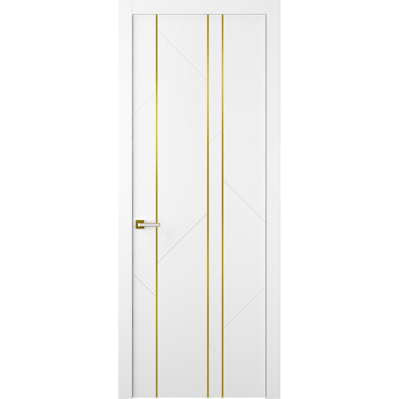 Painted Interior Doors Flex 1 Gold molding Painted Interior Doors Flex 1 Gold molding