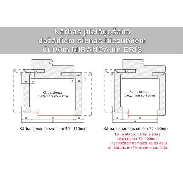 Iekšdurvis MIRANDA Dabīgais ozols