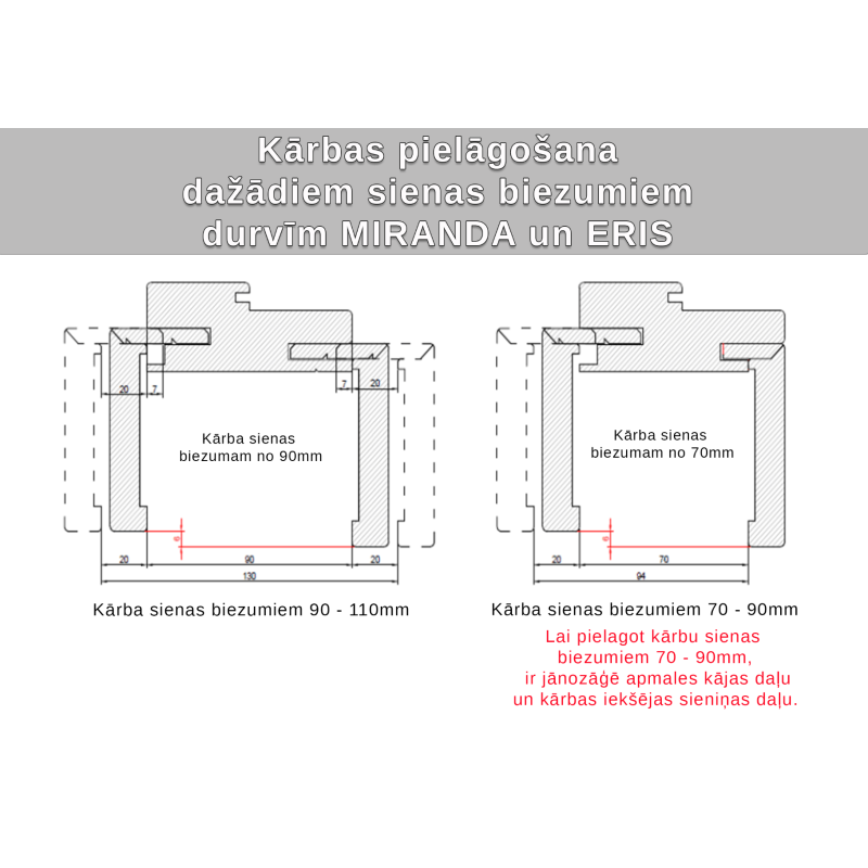 Iekšdurvis MIRANDA Dabīgais ozols