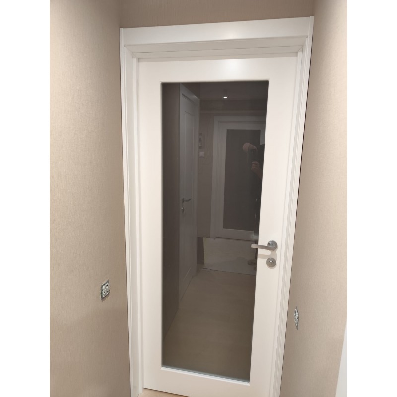 Krāsotas Iekšdurvis Kremona 1 Tempered Glass