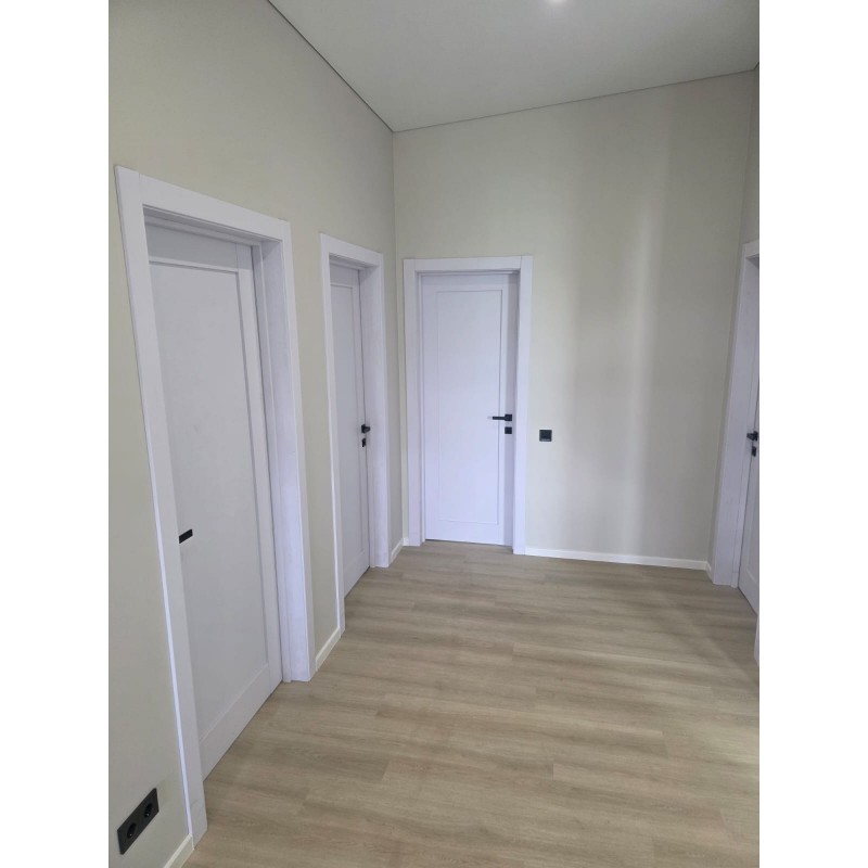 Iekšdurvis ar PVC pārklājumu Sofia White ( augstums ar aplodam 2120mm)