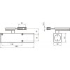 Door closer GEZE TS2000VBC up to 100 kg