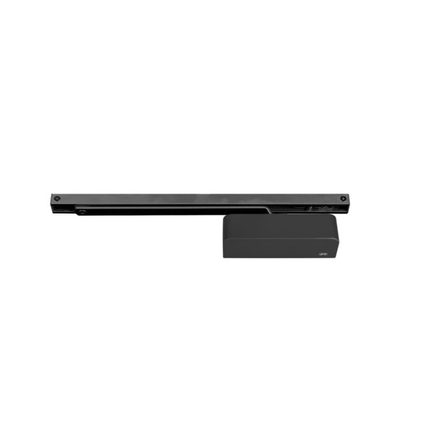 Durvju aizvērējs ar sliedi JNF ML.21.550.BA līdz 60 kg Black Durvju aizvērējs ar sliedi JNF ML.21.550.BA līdz 60 kg Black