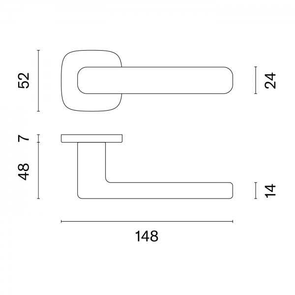 Durvju rokturi APRILE IXIA QR7S