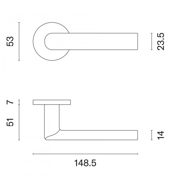 Durvju rokturi APRILE SILENA R7SE