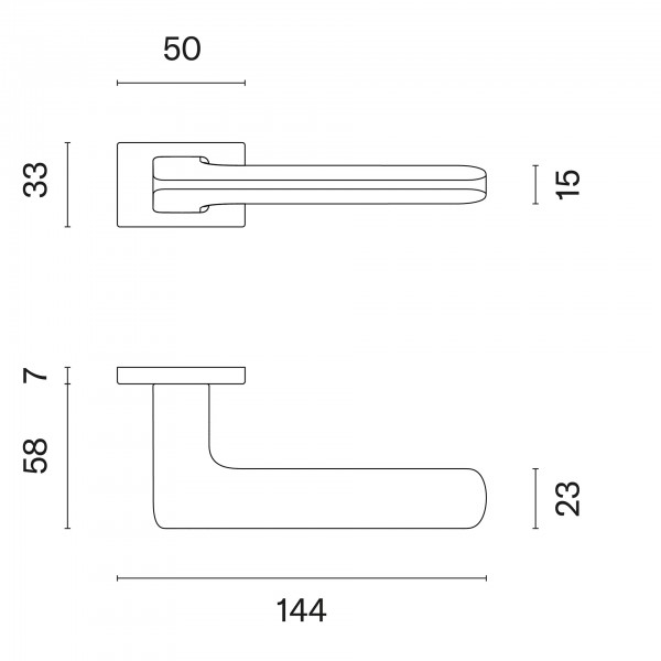 Door handles APRILE YUKA RT 