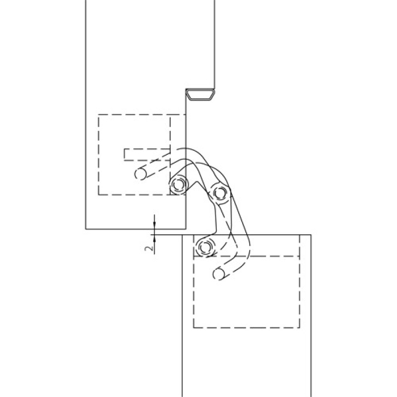 Скрытые петли ANSELMI AN 141 3D FVZ 12/45 (513)