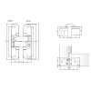 Concealed hinges ANSELMI AN 160 3D (506)