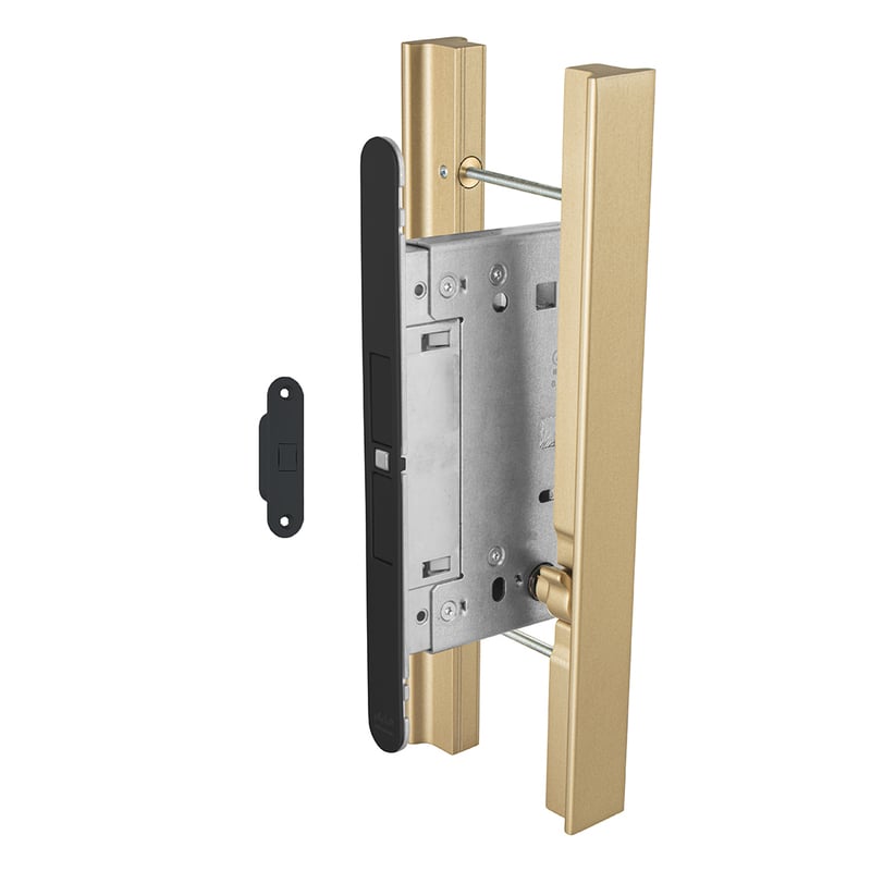 SECRET Pull Door Handle With Integrated Lock SECRET Pull Door Handle With Integrated Lock
