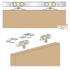 Sliding door system TG / NR with Soft Close brakes (KIT)