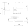 Interior handles TUPAI 3097 Q