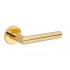 Door handles TUPAI 4002 R5S 01 Polished gold