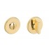 Door handles TUPAI 4002 R5S 01 Polished gold