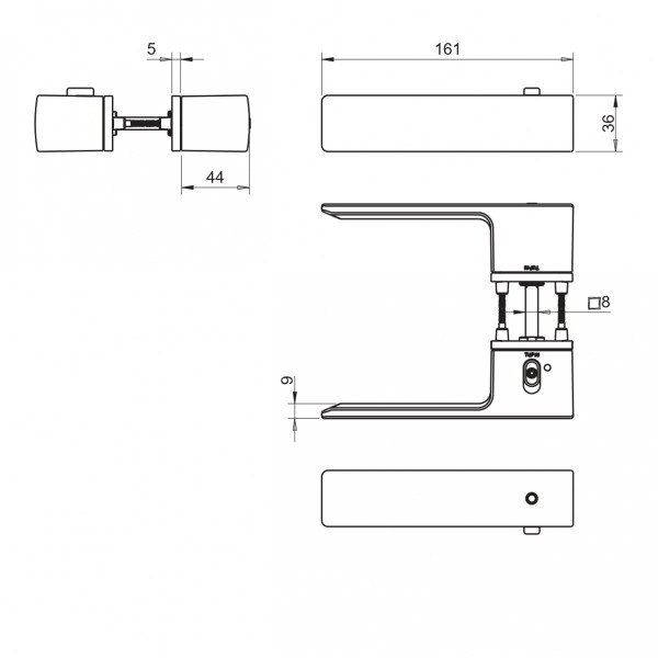 Door handles TUPAI 4084 Prive Door handles TUPAI 4084 Prive