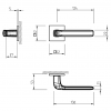 Door handles TUPAI 4162 Q5S Door handles TUPAI 4162 Q5S