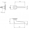 Door handles TUPAI 4164 Q5S Door handles TUPAI 4164 Q5S