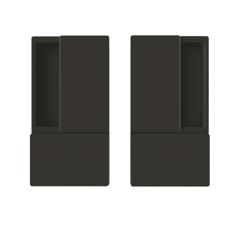 Door handles WAVE Blind Black