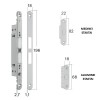 Magnetic Door Lock Bonaiti MATCH PASSAGE MOD. 375