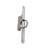 Sliding door finger handle chrome