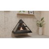 Traforart Admeto Frontal Suspended Rear Smoke Outlet piekarināmais Ecodesign kamīns