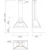 Traforart Admeto Suspended Front-Facing Ecodesign Fireplace