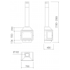Traforart Ariadna Frontal Ecodesign Fireplace